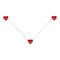 Northlight 20-Count Red Valentine's Day Heart LED Fairy Lights, 6.25ft, Copper Wire